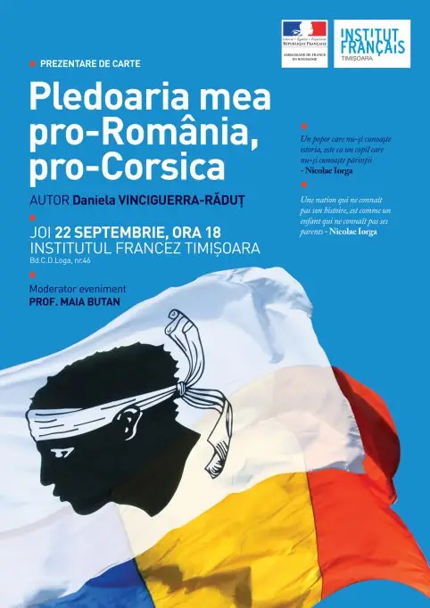 Prezentare de carte: Pledoaria mea pro-România, pro-Corsica