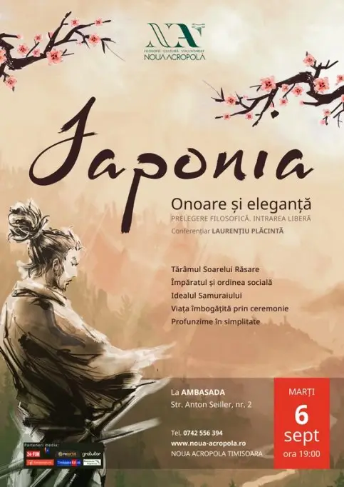 Prelegere filosofica Japonia: eleganta si onoare