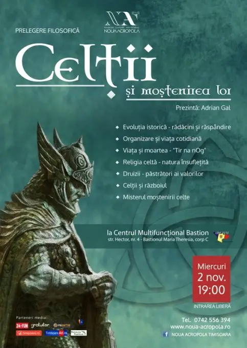 Prelegere filosofică: Celții și moștenirea lor