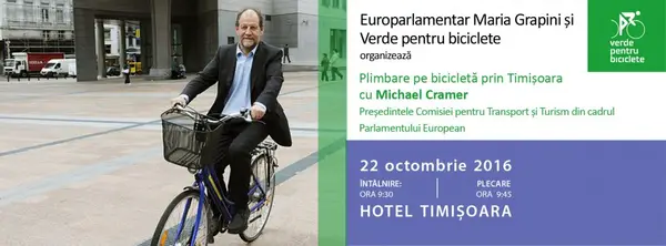 Plimbare pe bicicletă cu Michael Cramer