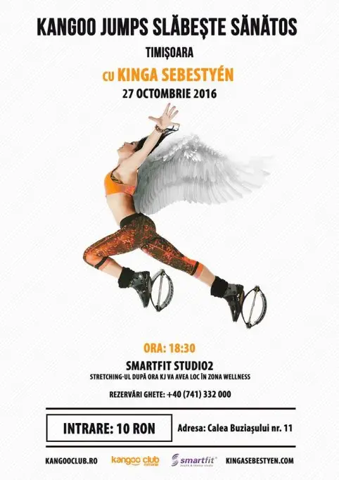 Kangoo Jumps - slabeste sanatos cu Kinga Sebestyen!