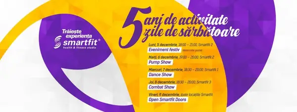 Aniversare 5 ani Smartfit