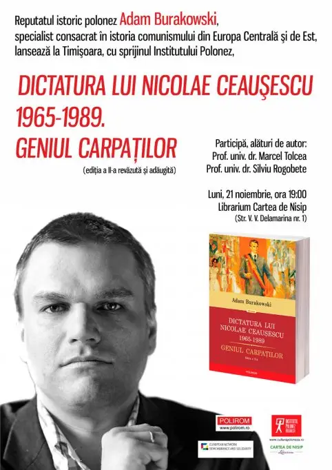 Intalnire cu istoricul Adam Burakowski la Timisoara
