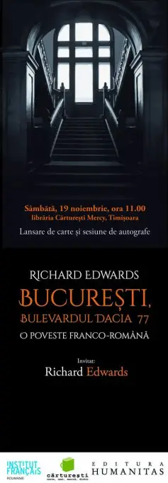 Lansare de carte: Bucuresti, bulevardul Dacia 77, o poveste franco-romana