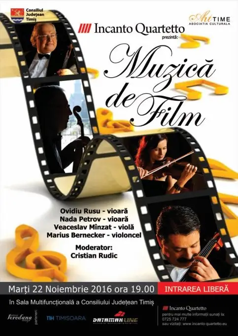 Muzica de Film cu Incanto Quartetto