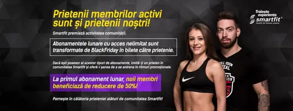 La Smartfit te antrenezi în stiul Black Friday!