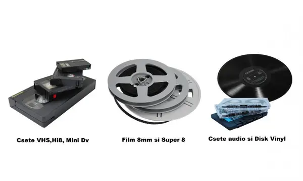 Transfer casete video, audio si Film 8mm pe stick