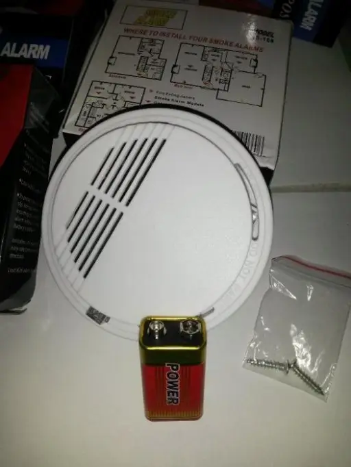 Vand detector de fum Wireless cu alarma 85dB inclusa