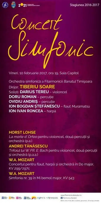 Concert simfonic Tiberiu Soare