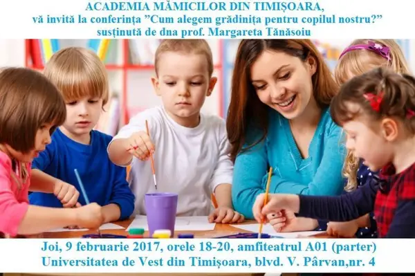 Seminarul "Cum alegem gradinita pentru copilul nostru"