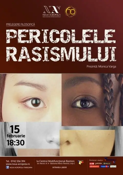 Prelegere filosofică intitulată Pericolele rasismului