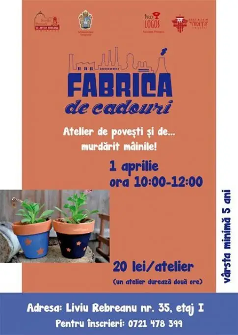 Atelier de povesti si de murdarit mainile