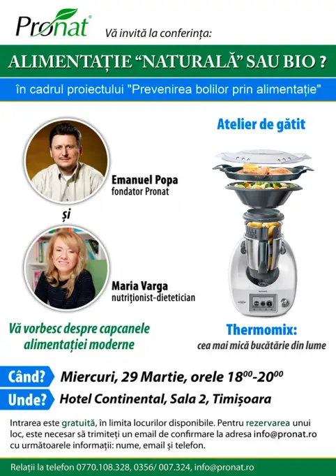 Alimentatia “naturala” sau BIO? - Capcanele alimentatiei moderne