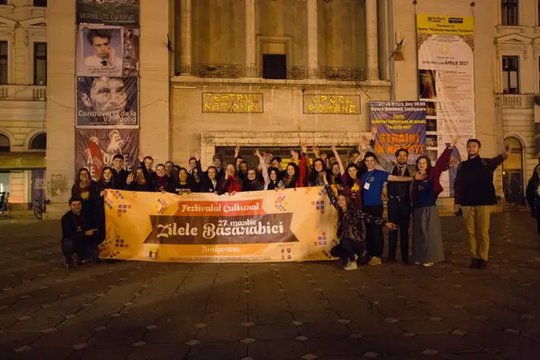 Flashmob în cadrul deschiderii Festivalului Cultural „Zilele Basarabiei” ediția a XVII-a