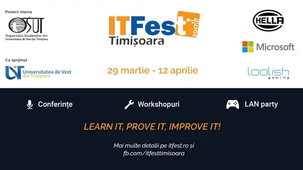 ITFest se reîntoarce la Timișoara