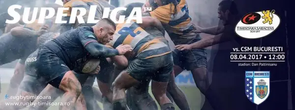Superliga la rugby Timisoara Saracens vs. CSM București