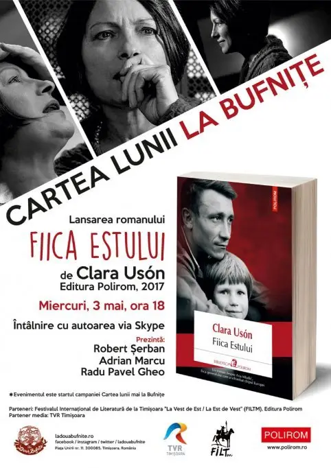 Clara Usón, via Skype, despre romanul Fiica Estului