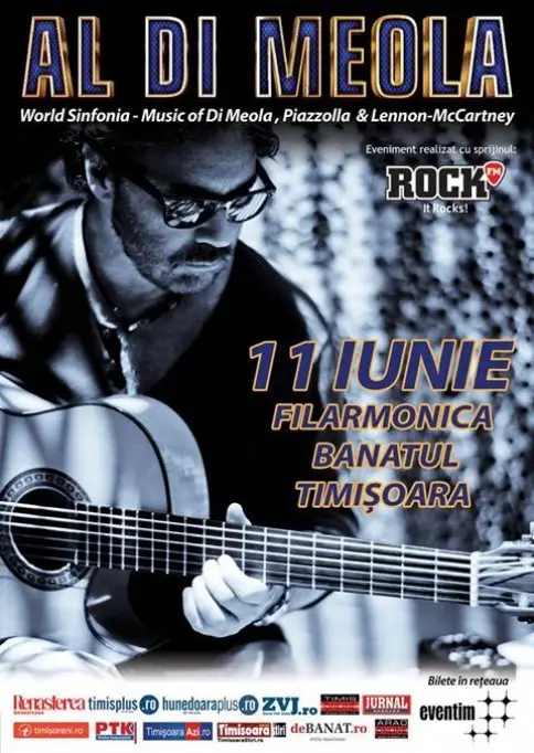 Mesajul lui Al Di Meola pentru timisoreni