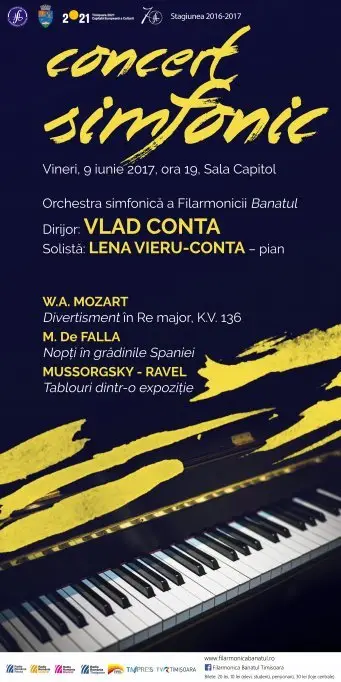 Concert simfonic Lena Vieru-Conta