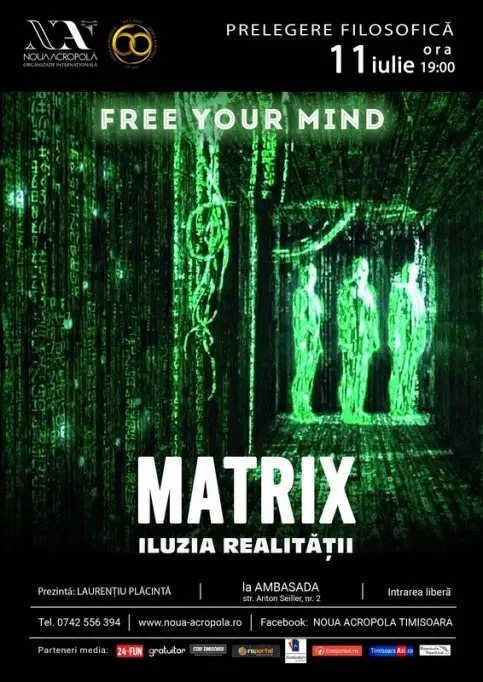 Prelegere filosofica - Matrix, iluzia realitatii