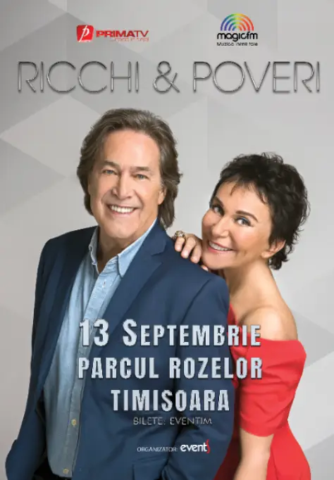 O lună până la concertul Ricchi e Poveri din Timişoara