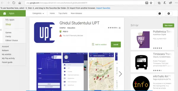 Studenții Universității Politehnica Timișoara beneficează de o aplicație mobilă dedicată