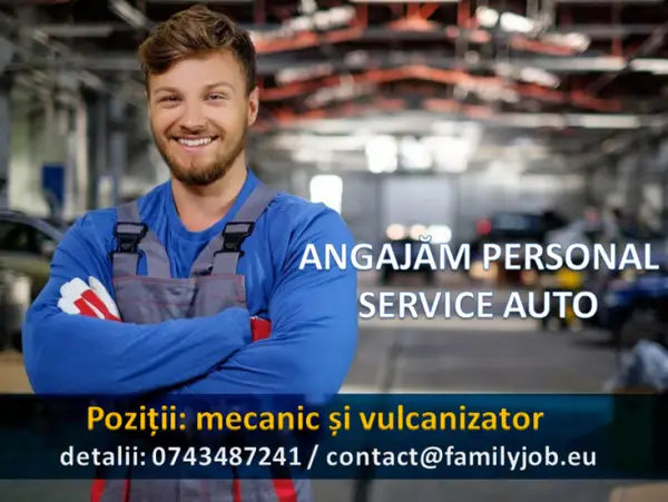 Angajam in service auto mecanic si vulcanizator