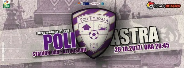 ACS Poli Timisoara - Astra Giurgiu