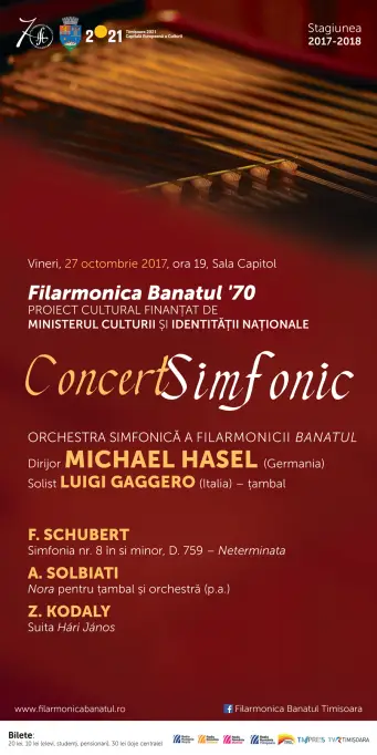 Concert Simfonic sub bagheta dirijorului Michael Hasel (Germania)