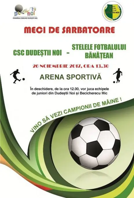 CSC Dudestii Noi - Stelele Fotbalului Banatean