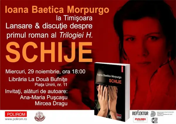 Lansare & discutie la Timisoara: Ioana Baetica Morpurgo despre romanul Schije