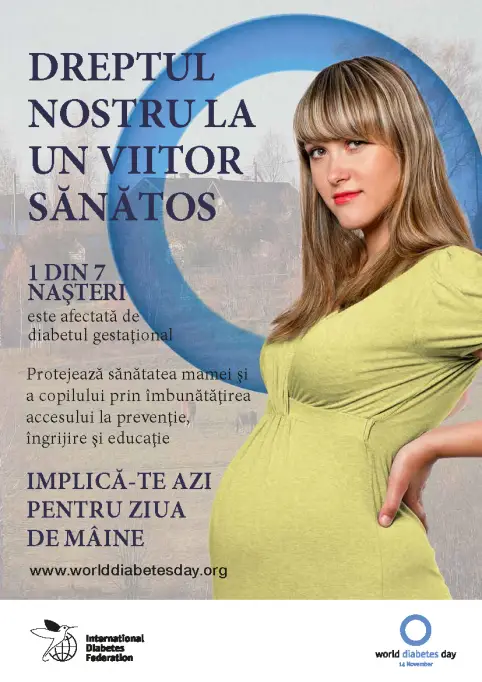 Campanie de informare despre riscul de diabet in timpul sarcinii