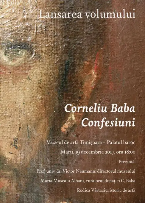 Lansare de carte: Corneliu Baba - Confesiuni