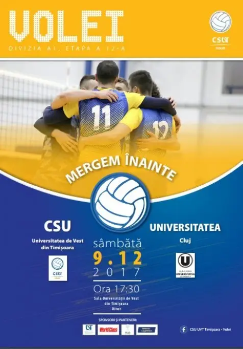 CSU UVT Timisoara - Universitea Cluj