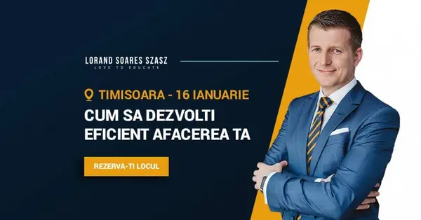 Cum Sa Dezvolti Eficient Afacerea Ta - Seminar gratuit