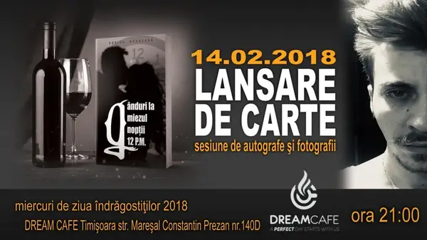 Lansarea romanului „Gânduri la miezul nopții 12 P.M.
