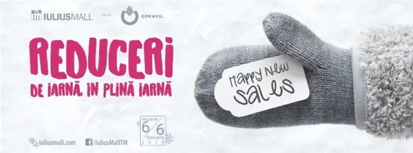 Happy New Sales - Reduceri de iarna la Iulius Mall Timisoara!