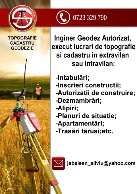 Servicii de Topografie si Cadastru