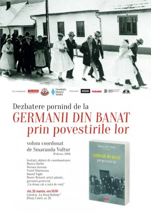 Dezbatere pornind de la Germanii din Banat prin povestirile lor, volum coordonat de Smaranda Vultur, la Timişoara