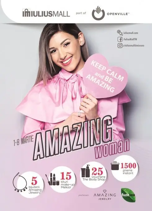 Amazing Woman, sarbatorita la Iulius Mall cu premiide rasfat