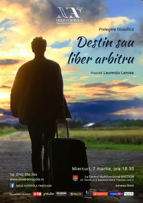 Prelegere filosofica intitulata Destin sau liber arbitru