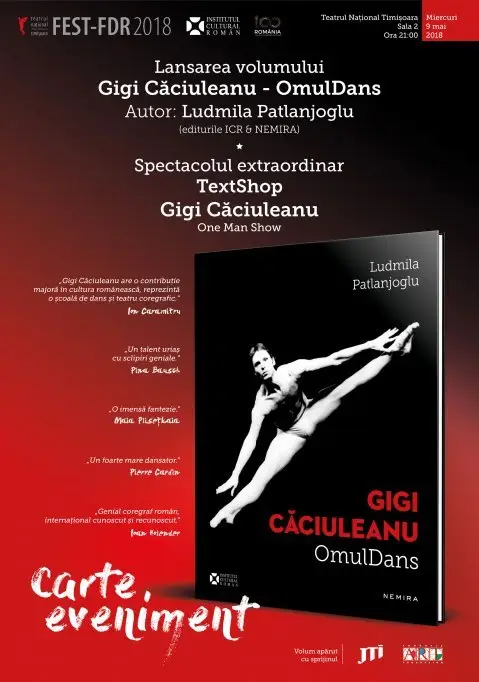 Lansarea volumului Gigi Caciuleanu – Omul Dans
