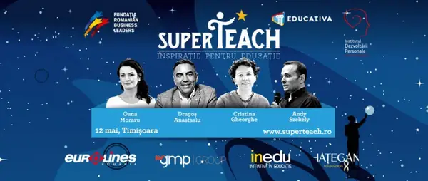 SuperTeach, conferință dedicată dezvoltării personale a profesorilor, ajunge la Timișoara