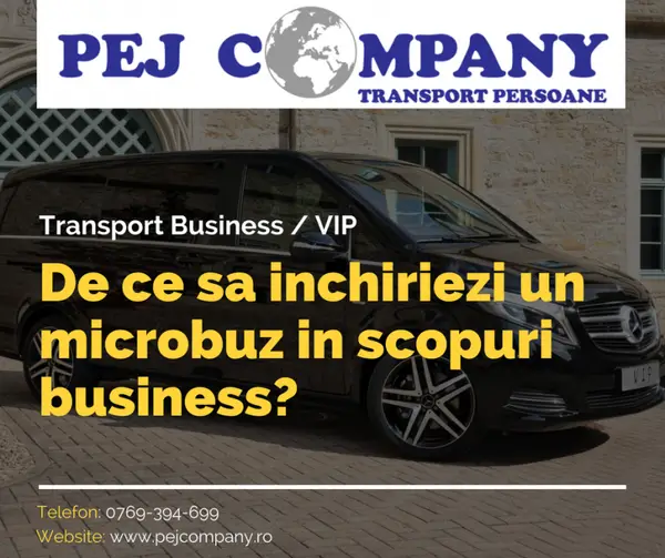 De ce sa inchiriezi un microbuz in scopuri business?