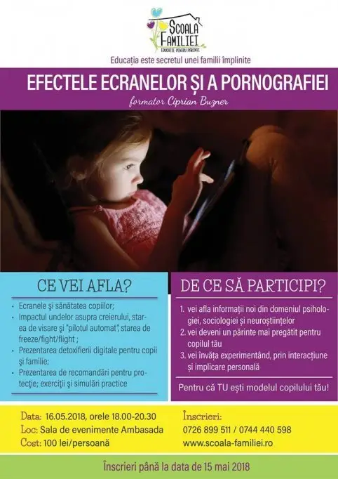 Scoala Familiei: Efectele ectranelor si a pornografiei