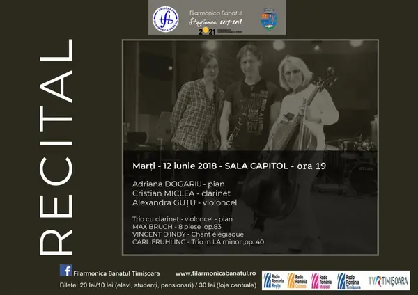 Recital de trio cu clarinet