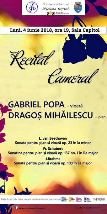 Recital de vioara si pian