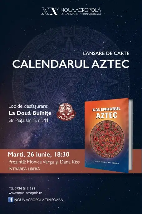 Lansare de carte: CALENDARUL AZTEC