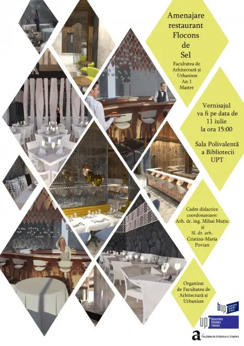 Proiect al studenților-arhitecți de la UPT: amenajarea unui restaurant de lux în Alpii Elvețieni