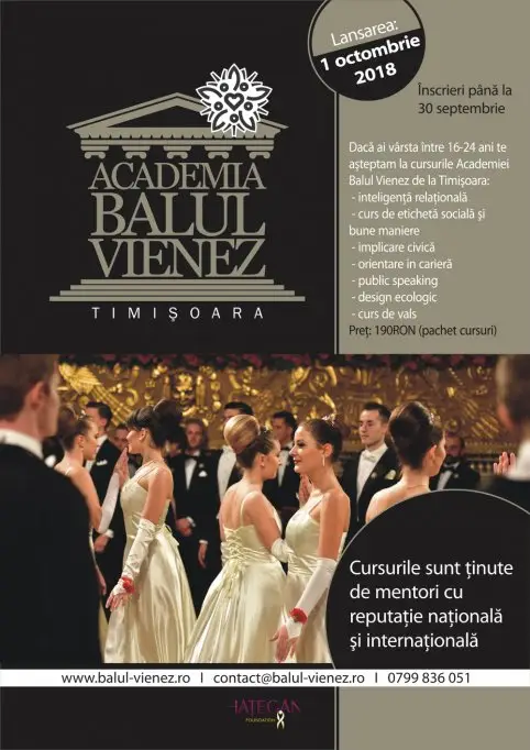 Academia Balul Vienez de la Timișoara: o altfel de școala pentru tineri